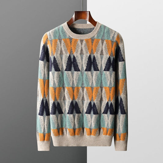 Pull Coloré Graphique Homme Pour Tous Les Jours - LuxeStyle