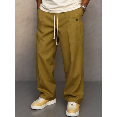 Pantalon décontracté pour homme large - LuxeStyle
