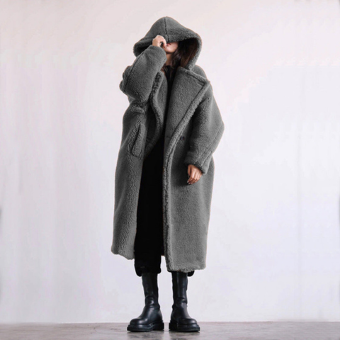 Manteau épais femme | Parka hivernale longue - LuxeStyle