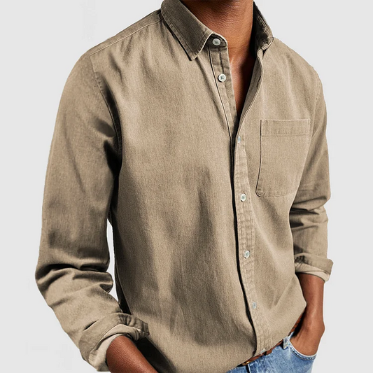 Chemise Élégante Homme Manche Longue - luxestyle