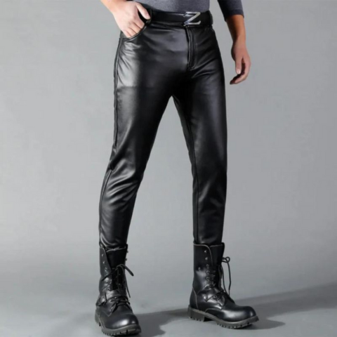 Pantalon Homme Élégant Stretch Slim Fit - LuxeStyle
