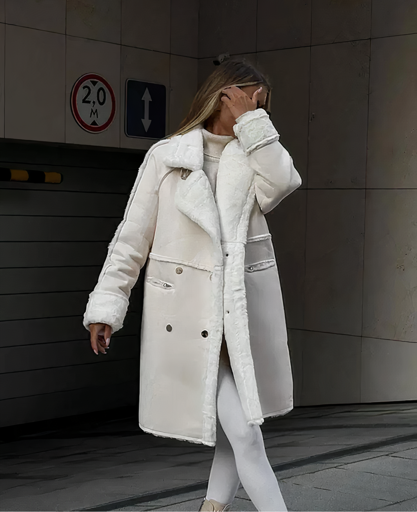 Manteau Douillet En Fourrure pour Femme - luxestyle