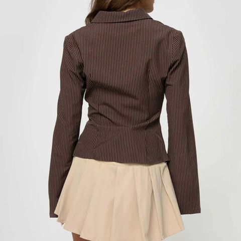 Blouse féminine cintrée Manches complètes - LuxeStyle