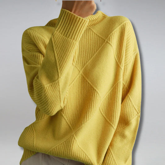 Pull Femme Col Roulé Chic Manches Longues - LuxeStyle