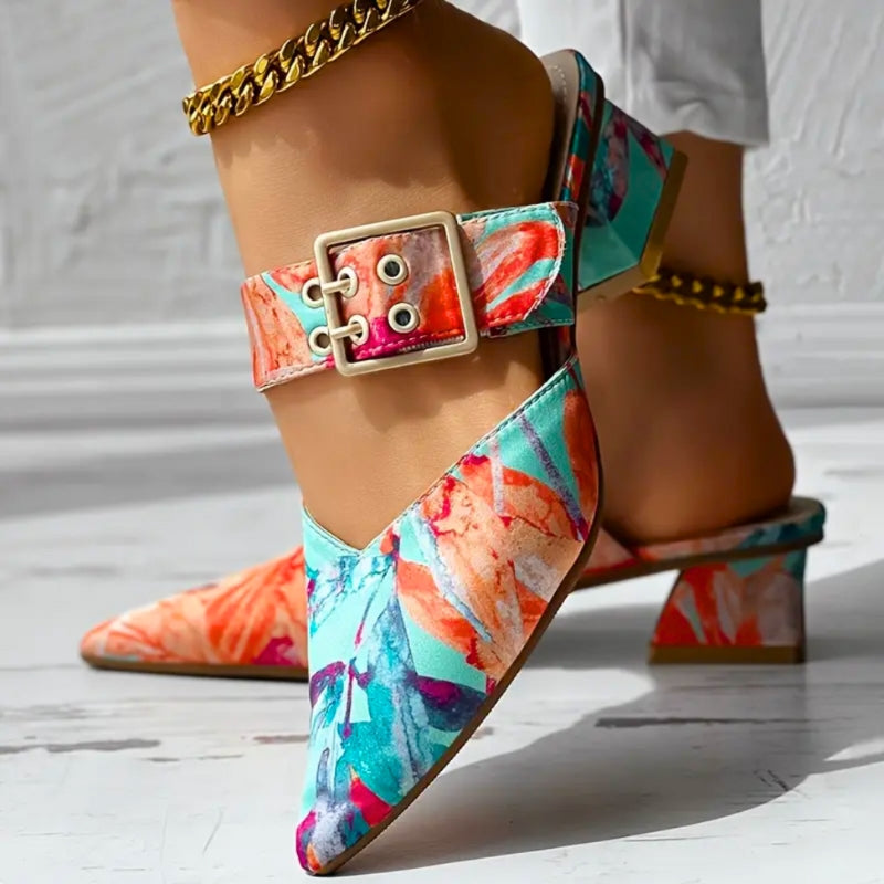 Talons Élégants à Bride Arrière avec Pointe Fine - LuxeStyle