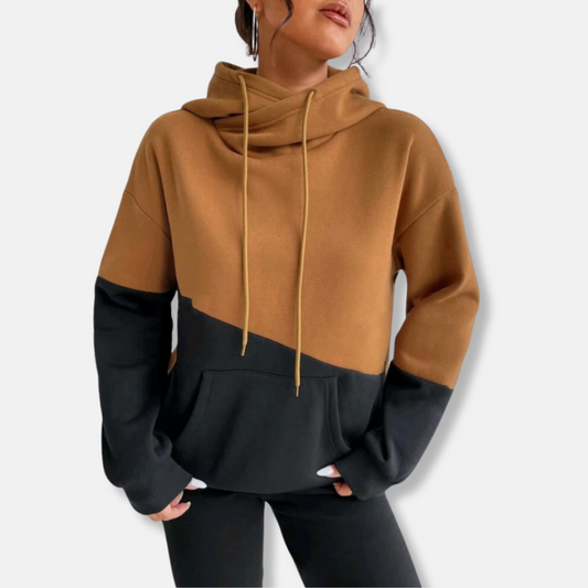 Sweat Capuche Femme Coloré avec Poche Avant pour Streetwear - LuxeStyle