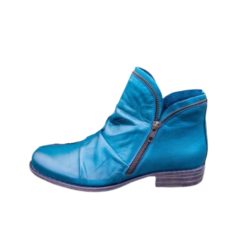 Bottines Élégantes à Talon Pointu avec Fermeture Éclair - LuxeStyle