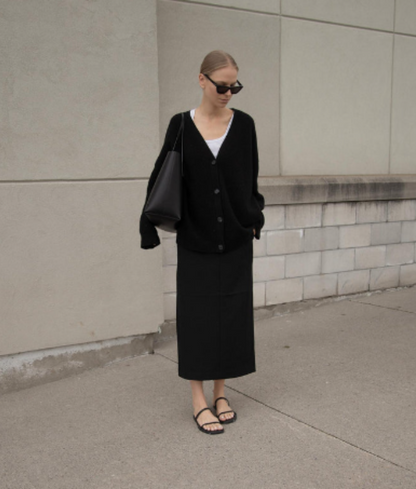 Cardigan Femme Élégant Long Manches - luxestyle