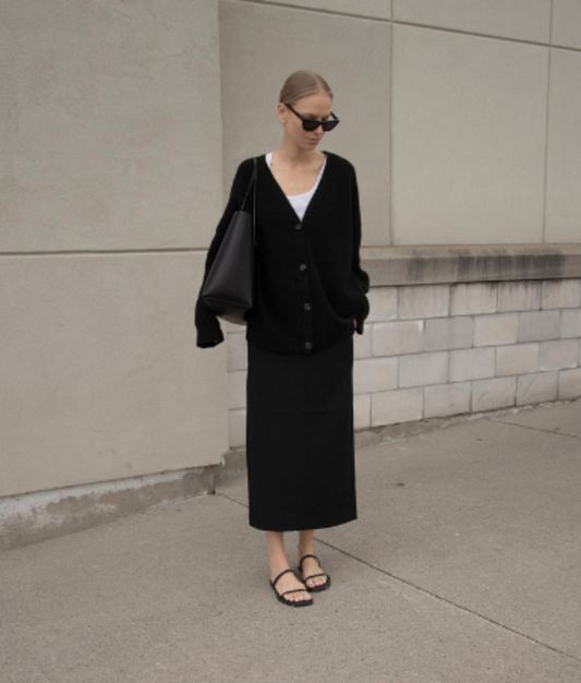 Cardigan Femme Élégant Long Manches - luxestyle