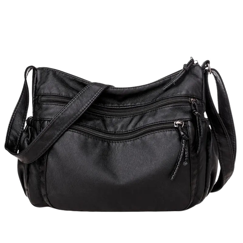 Sac à bandoulière femme pratique avec fermeture éclair et bretelle ajustable - LuxeStyle