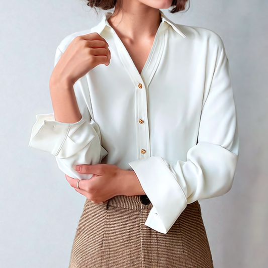 Chemise Femme Manches Longues Élégante - luxestyle