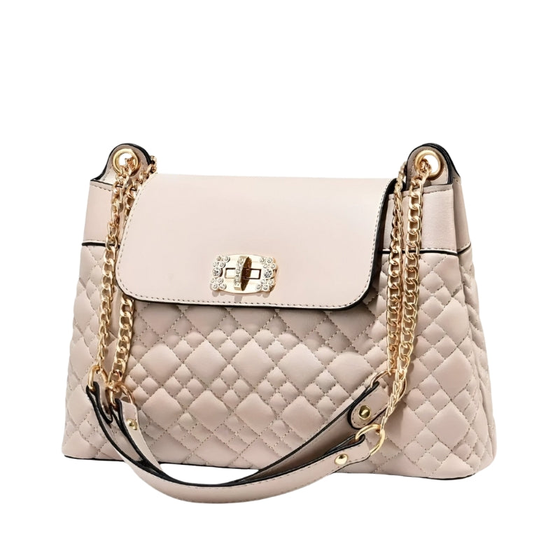 Grand Sac à Main Chic avec Chaîne Métallique - LuxeStyle