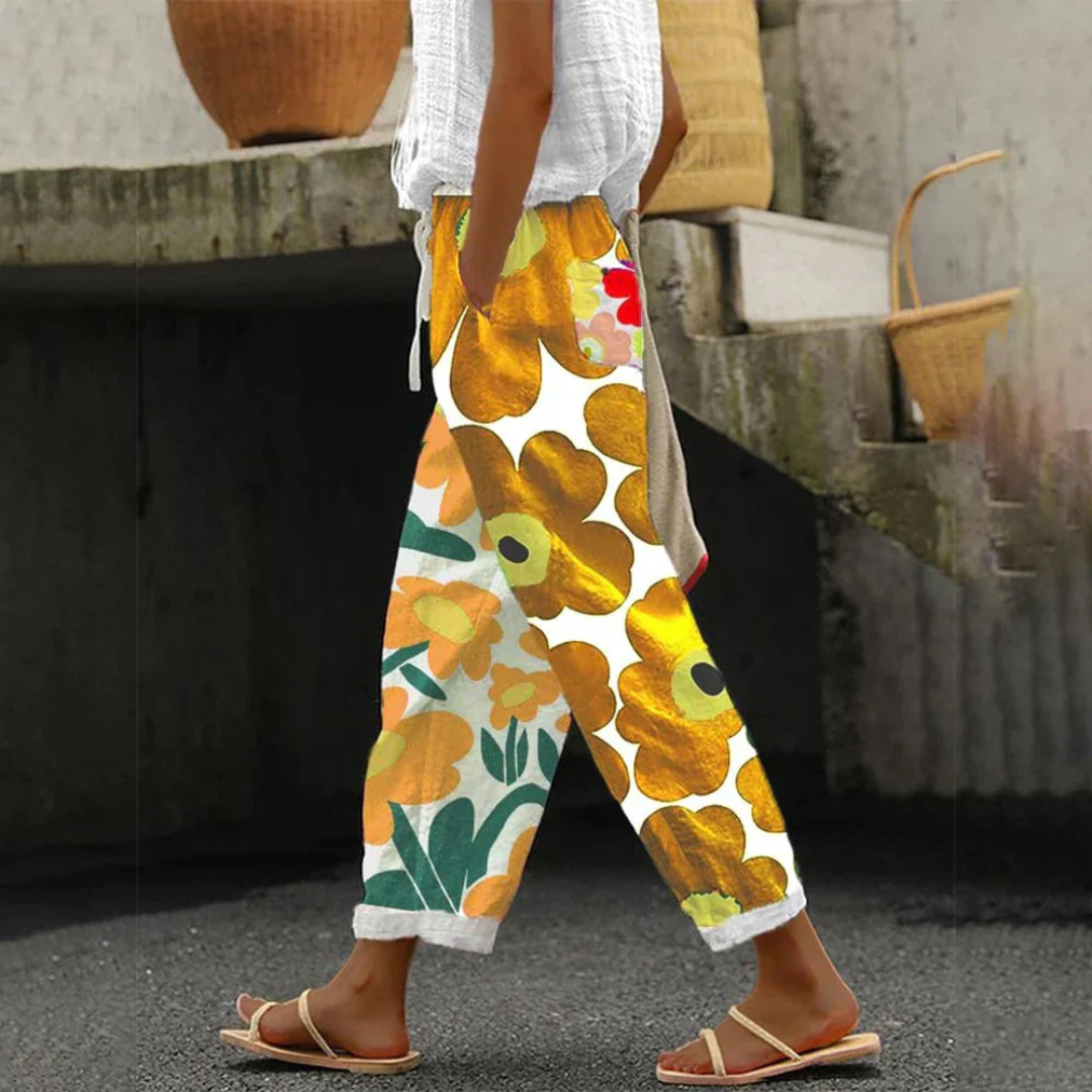 Pantalon Femme Taille Élevée Confortable - luxestyle