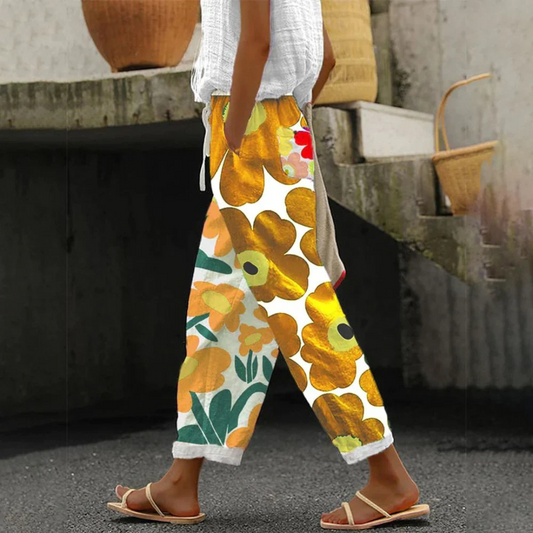 Pantalon Femme Taille Élevée Confortable - luxestyle