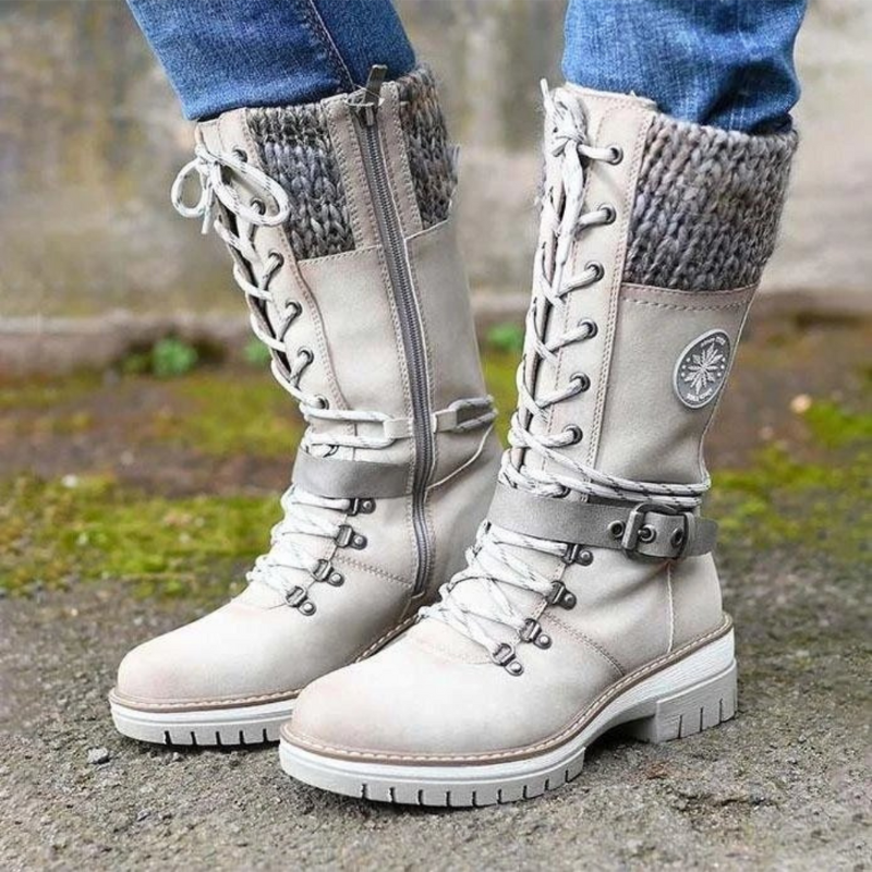 Bottes Femmes à Lacets Élégantes - luxestyle