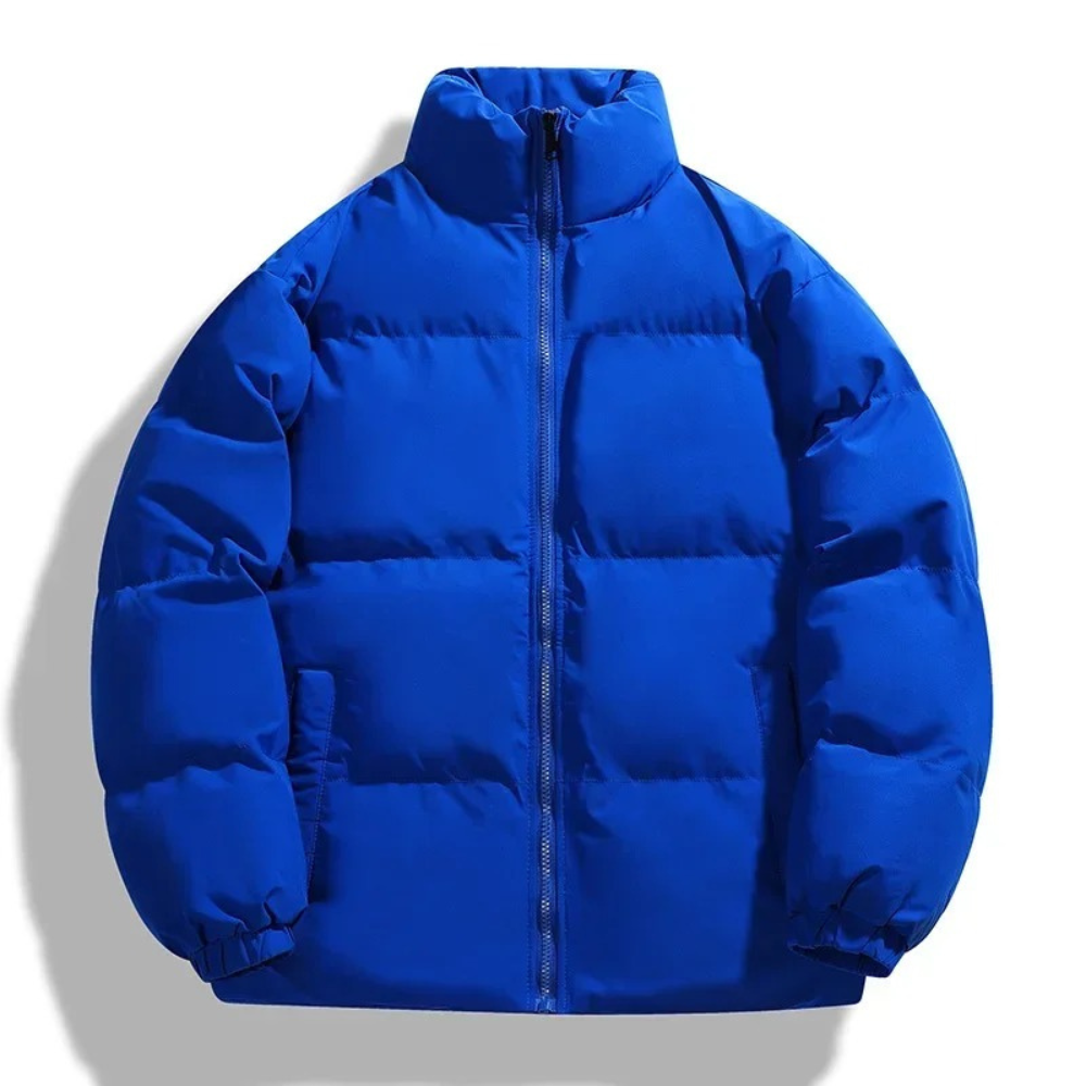 Veste polaire bleu marine pour homme avec zip - LuxeStyle