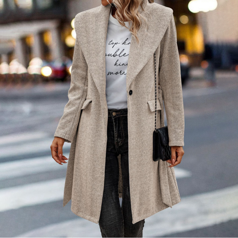 Manteau Femme Hiver Élégant Long - luxestyle