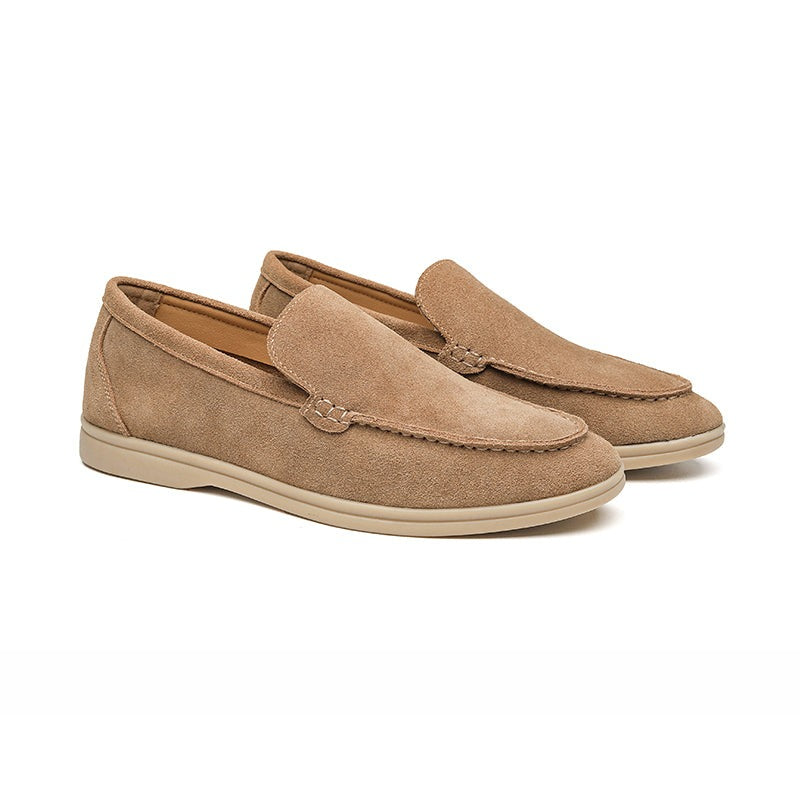 Mocassins cuir brun classiques pour homme