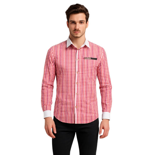 Chemise Flanelle à Manches Longues Rayée - LuxeStyle