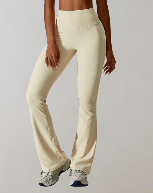 Pantalon de sport femme élégant taille haute - LuxeStyle