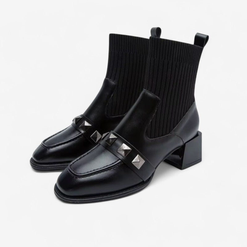 Bottines Chaussettes à Bout Pointu et Style Décontracté - LuxeStyle
