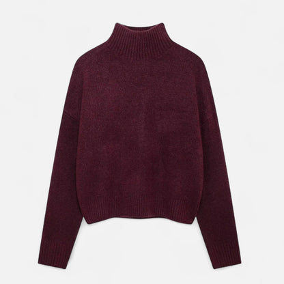 Pull Femme Hiver Douillet Bourgogne