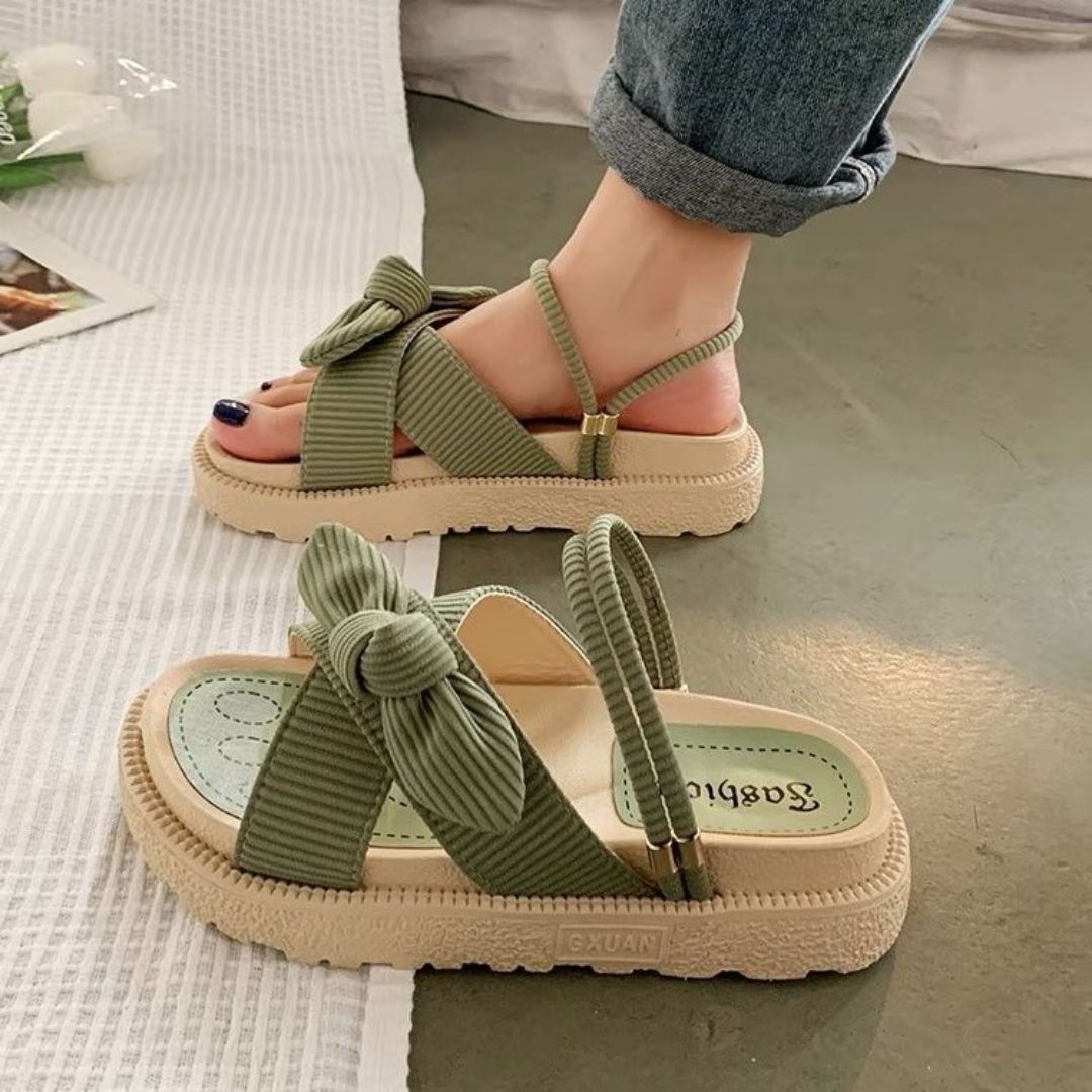 Sandales Suède Confortables pour Pieds Sensibles - LuxeStyle
