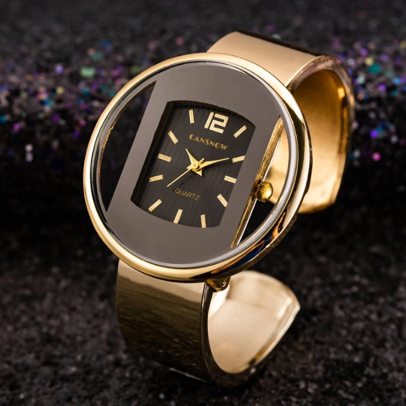 Montre Femme Élégante Cadran Ovale - LuxeStyle