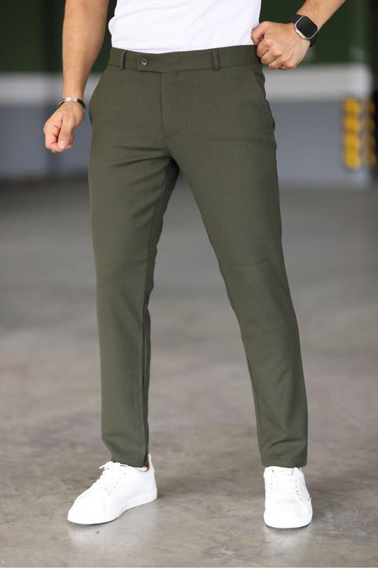 Pantalon Chino Slim Confort pour Hommes - LuxeStyle