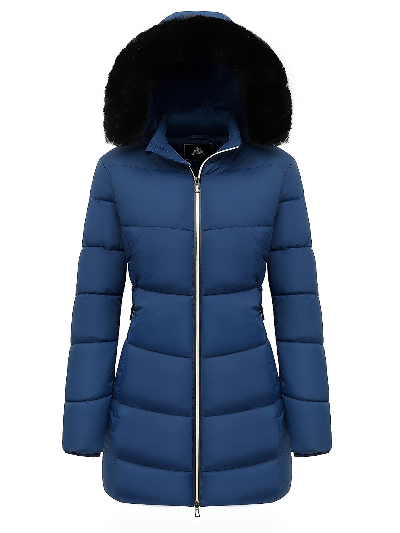Manteau Hivernal Douillet pour Femme avec Capuche et Poches - LuxeStyle