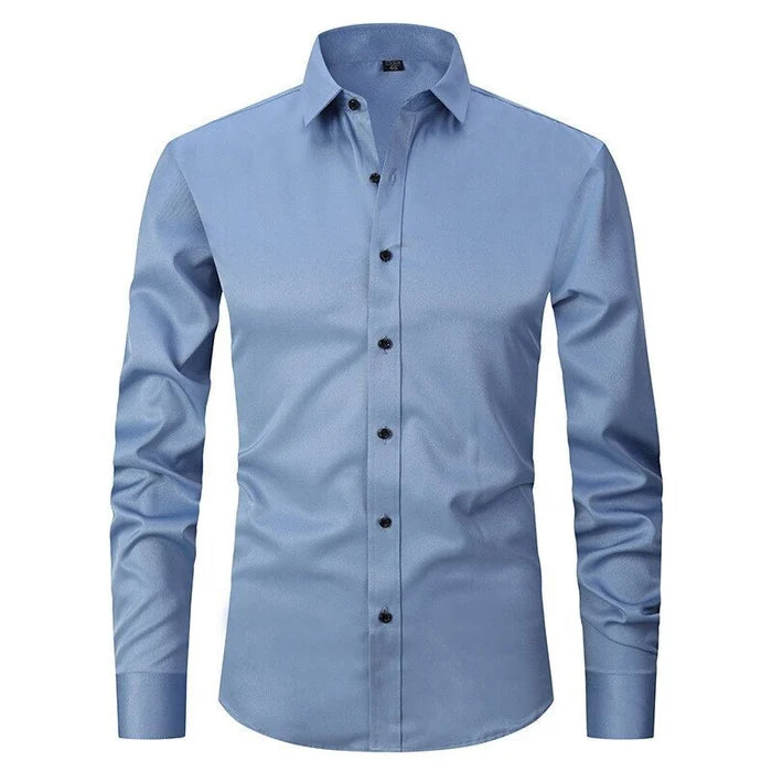 Chemise Homme Stylique à Manches Longues Classique
