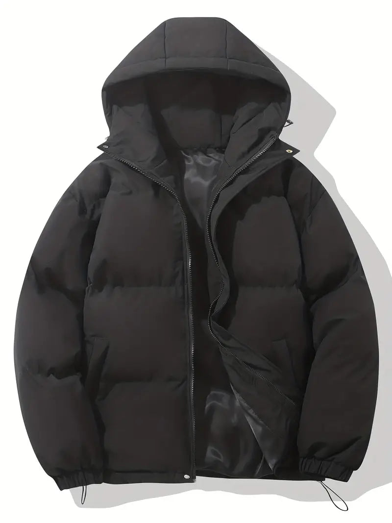 Parka Douillet à Capuche pour Homme avec Fermeture Éclair - LuxeStyle