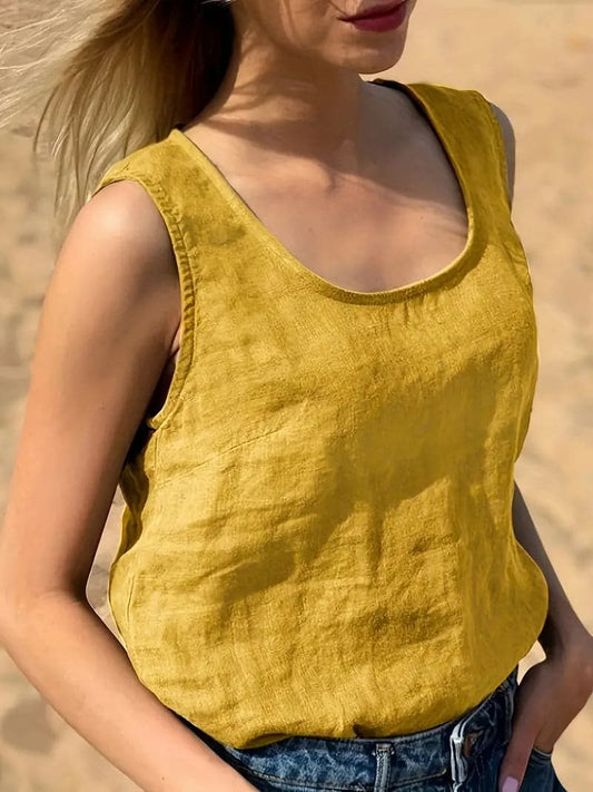 Débardeur Été Femme - Top Léger en Coton Confortable - LuxeStyle