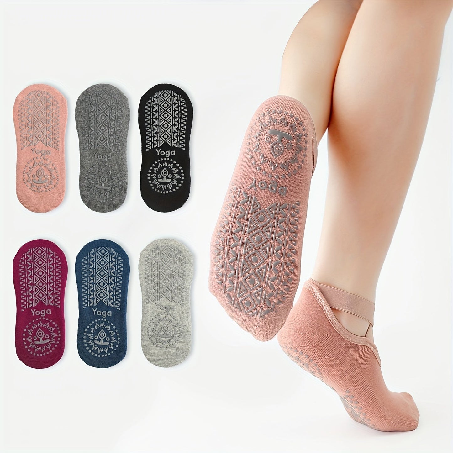 Chaussettes Yoga Éléégantes à Soutien Croisé - BlxckFR