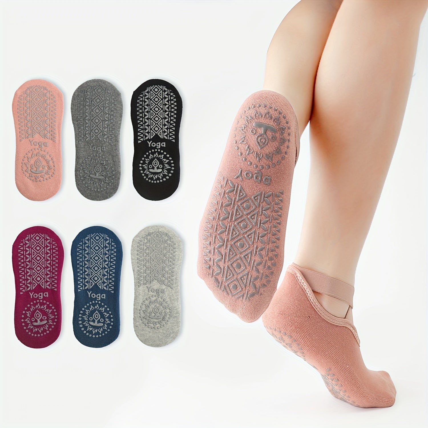 Chaussettes Yoga Éléégantes à Soutien Croisé - BlxckFR