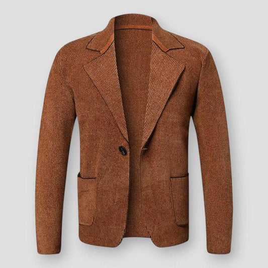 Veste Homme Classique à Col Revers avec Boutons - LuxeStyle
