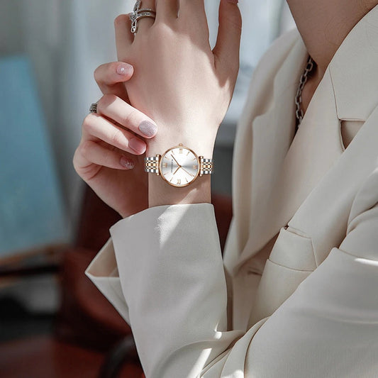 Montre Chic Femme à Quartz Précis - LuxeStyle