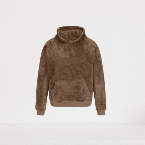 Sweat à capuche doux et chaud pour femme