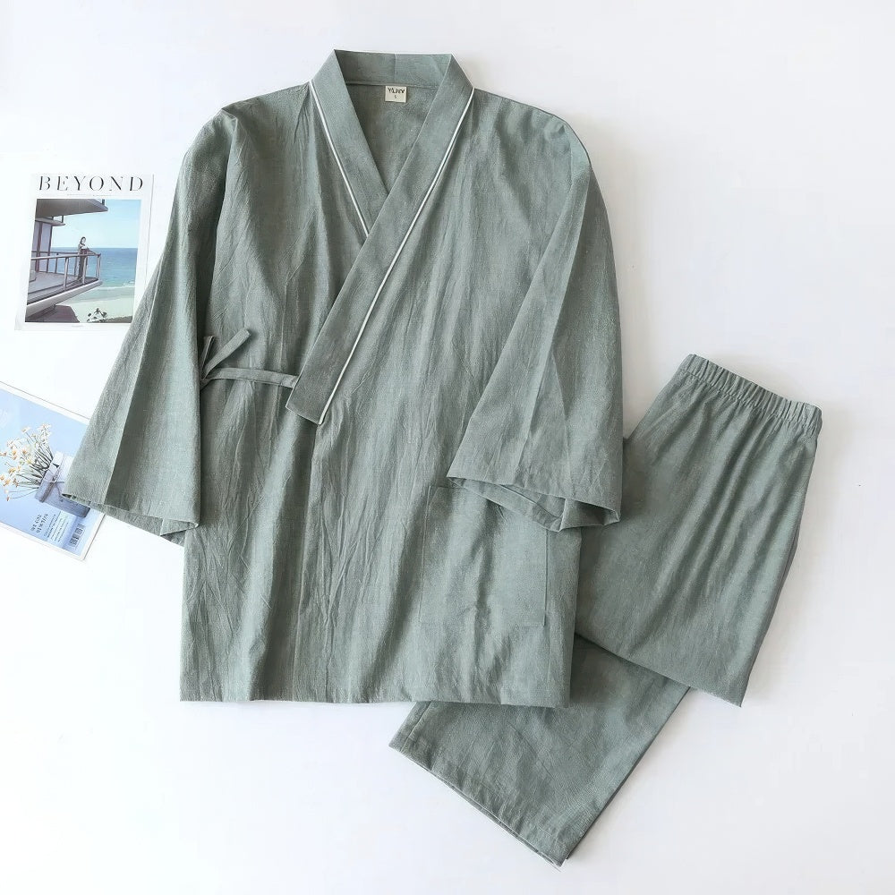 Combinaison Décontractée Kimono et Pantalon pour Homme - LuxeStyle