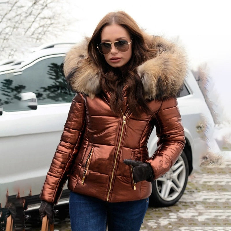 Veste Mode Hiver À Capuche