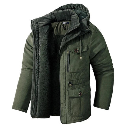 Veste Polaire Capuche Multi-Poches