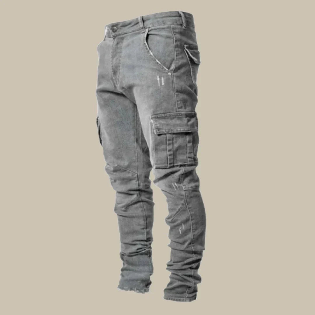 Jeans homme élastique confort confortable