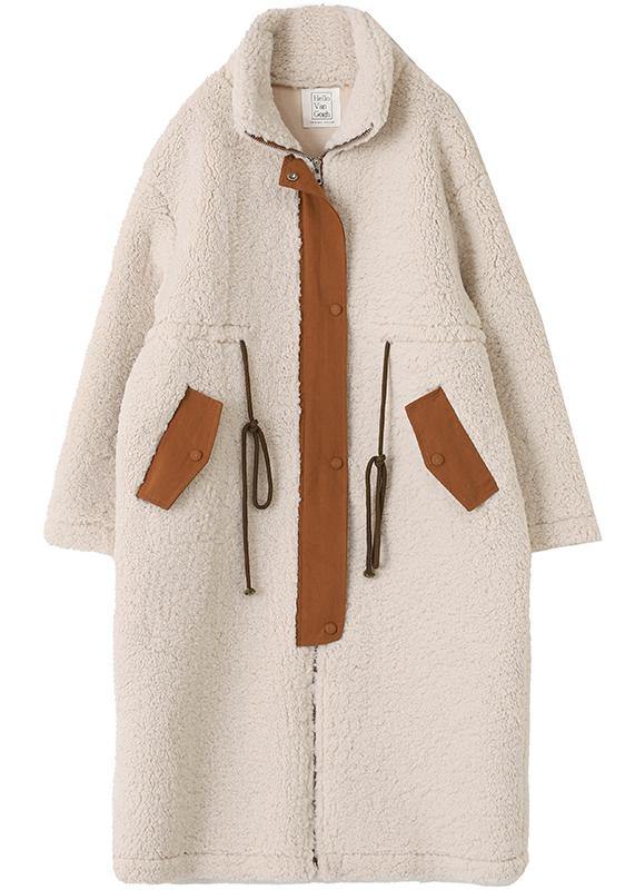 Manteau Femme Hiver Long Col Montant Adjustables - LuxeStyle