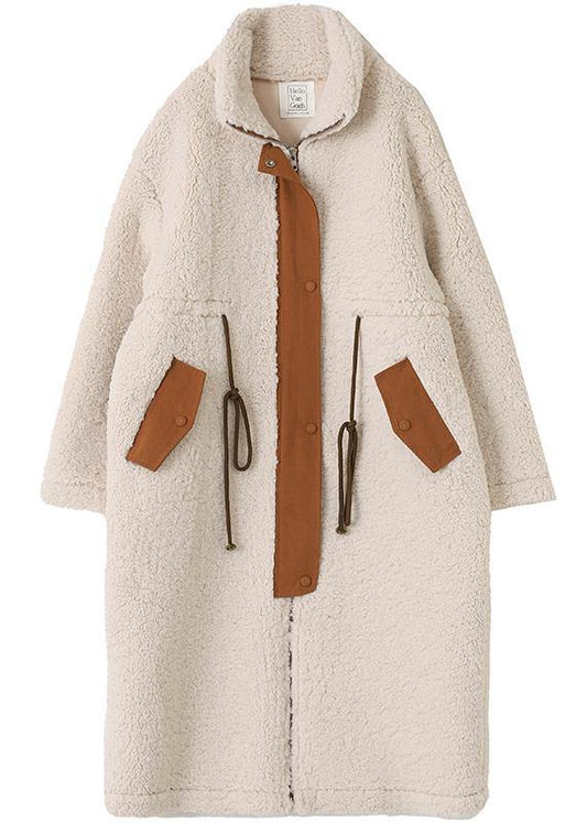 Manteau Femme Hiver Long Col Montant Adjustables - LuxeStyle