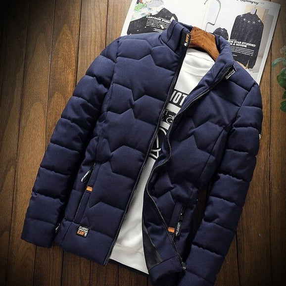 Veste Doudoune Hiver Homme Zippée