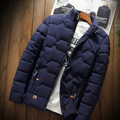 Veste Doudoune Hiver Homme Zippée