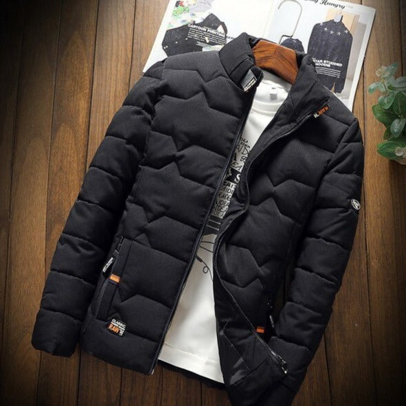 Veste Doudoune Hiver Homme Zippée
