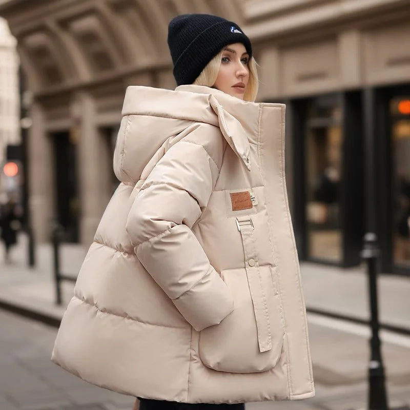 Manteau Femme Hiver épais avec Capuche pour Journées Glacées