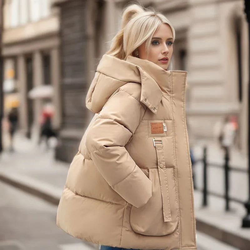 Manteau Femme Hiver épais avec Capuche pour Journées Glacées