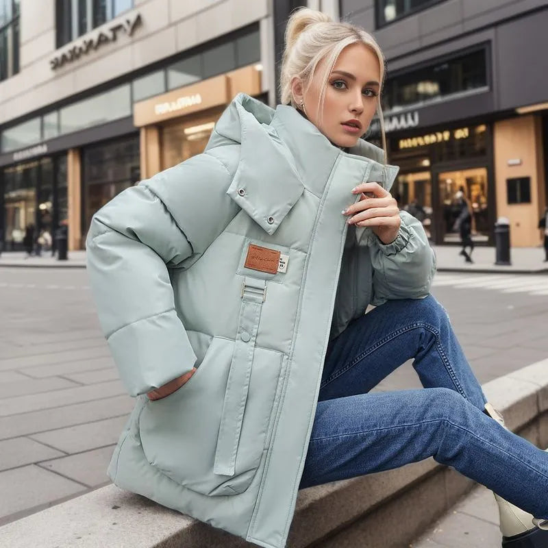 Manteau Femme Hiver épais avec Capuche pour Journées Glacées